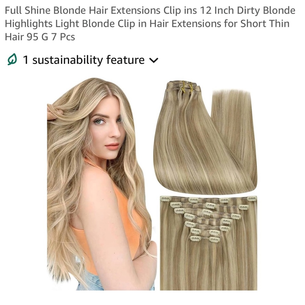 Dirty Blonde Hair Extensions